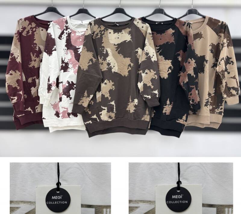 Bluzki damskie Roz S-XL, Mix Kolor Paczka 12 szt